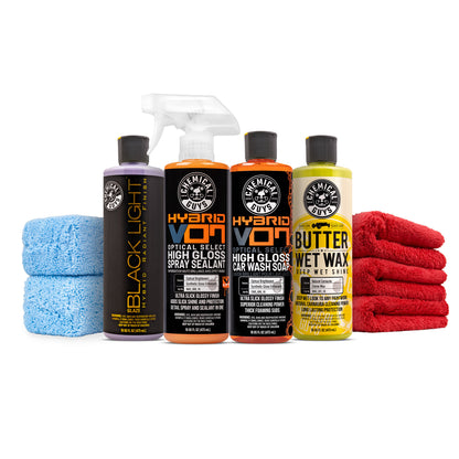 Black Car Care Kit