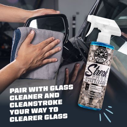 CleanStroke Dual-Sided Microfiber Glass Towel